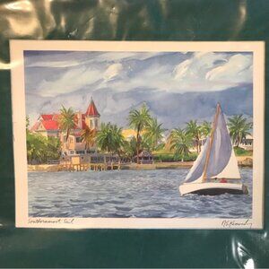 Art print “Southernmost Sail” Key West